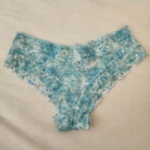 Victoria's secret blue tie dye cloudcheeky panty S